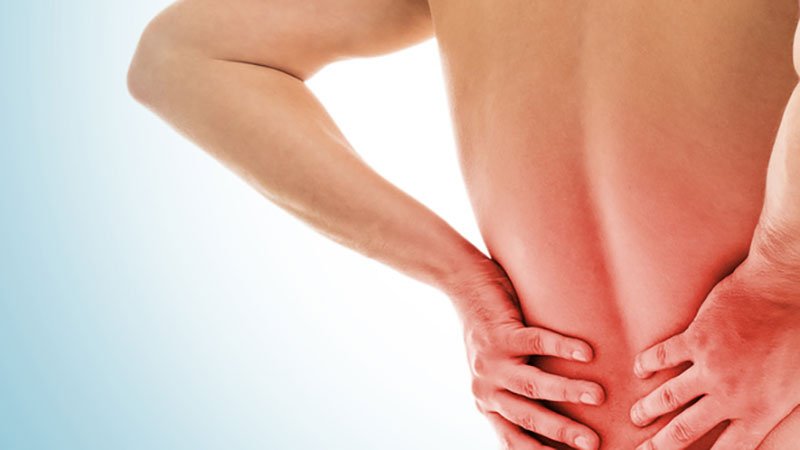 man with back pain